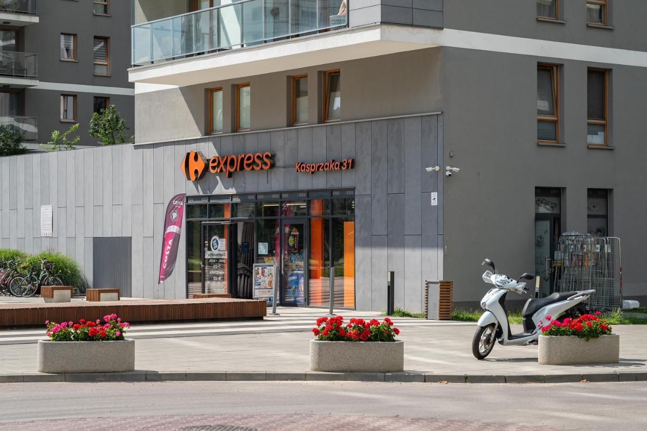 Apartamenty Kasprzaka P&O Serviced Apartments Warszawa Exteriör bild