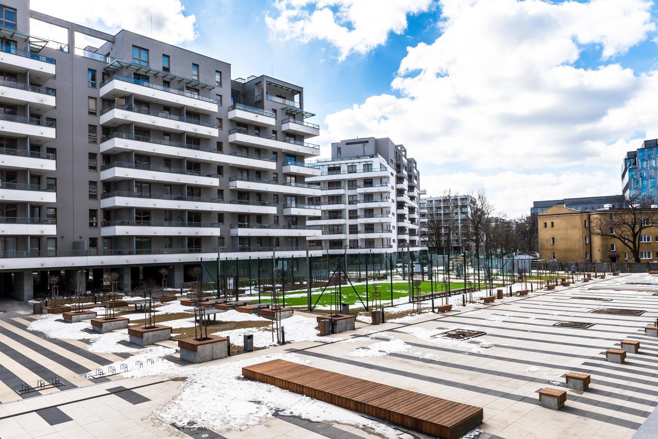 Apartamenty Kasprzaka P&O Serviced Apartments Warszawa Exteriör bild
